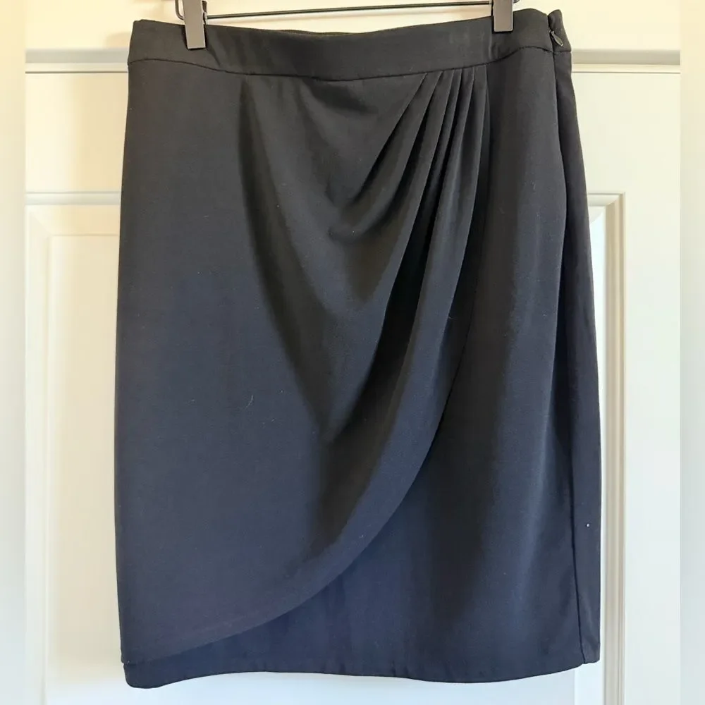 White House Black Market Black Women's Skirt